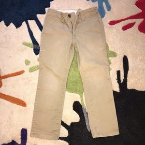 Khaki Straight Leg Pants by Gap